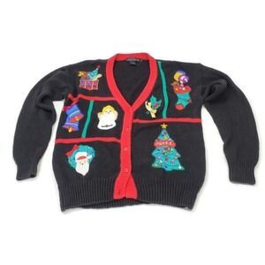 Vintage‎ Work-in-Progress Womens Classics Christmas Sweater Medium